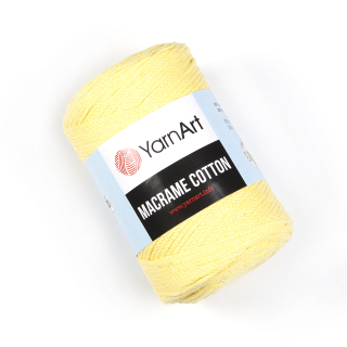 Macrame Cotton 754 svetlo žltá