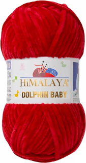 Himalaya Dolphin Baby 80352 tmavo červená